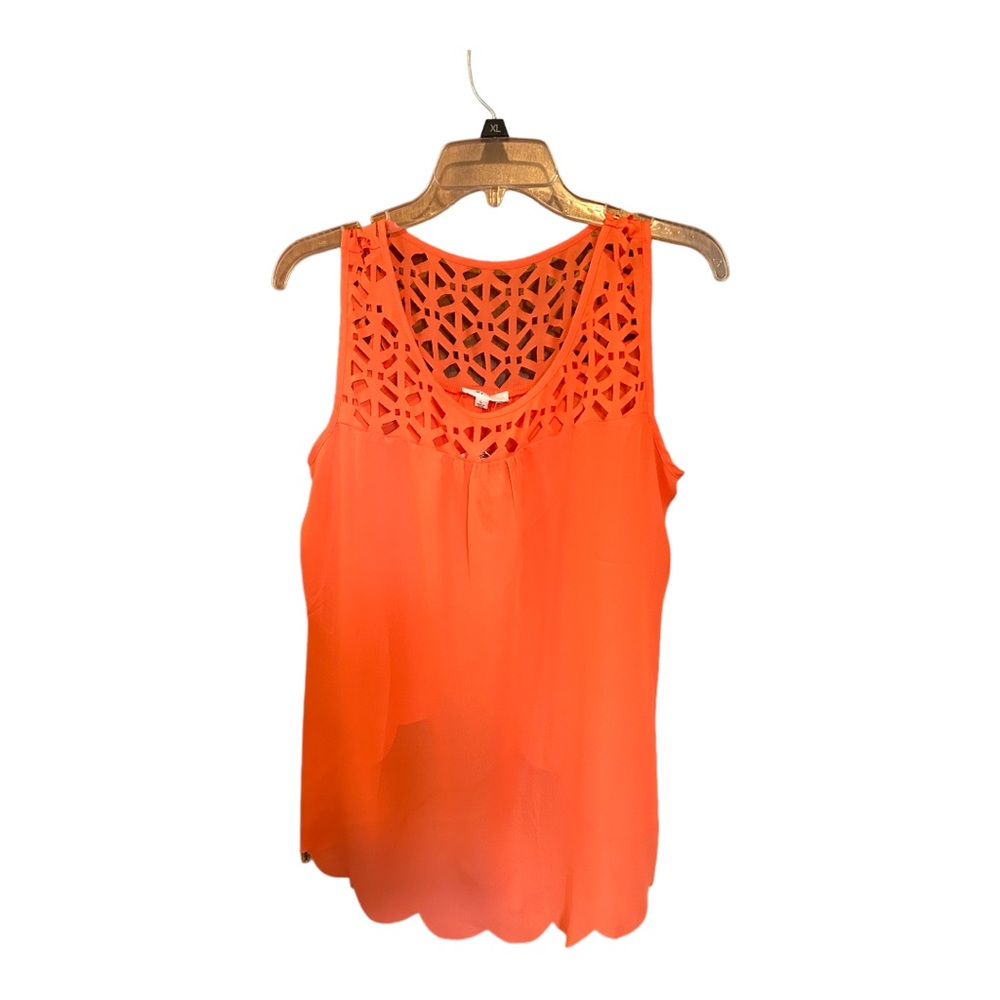Sleeveless Top with open back slit